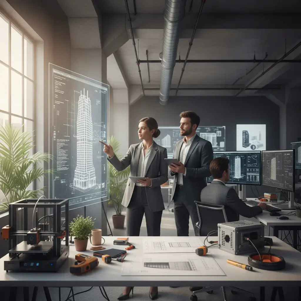 3D digital building model in engineering software